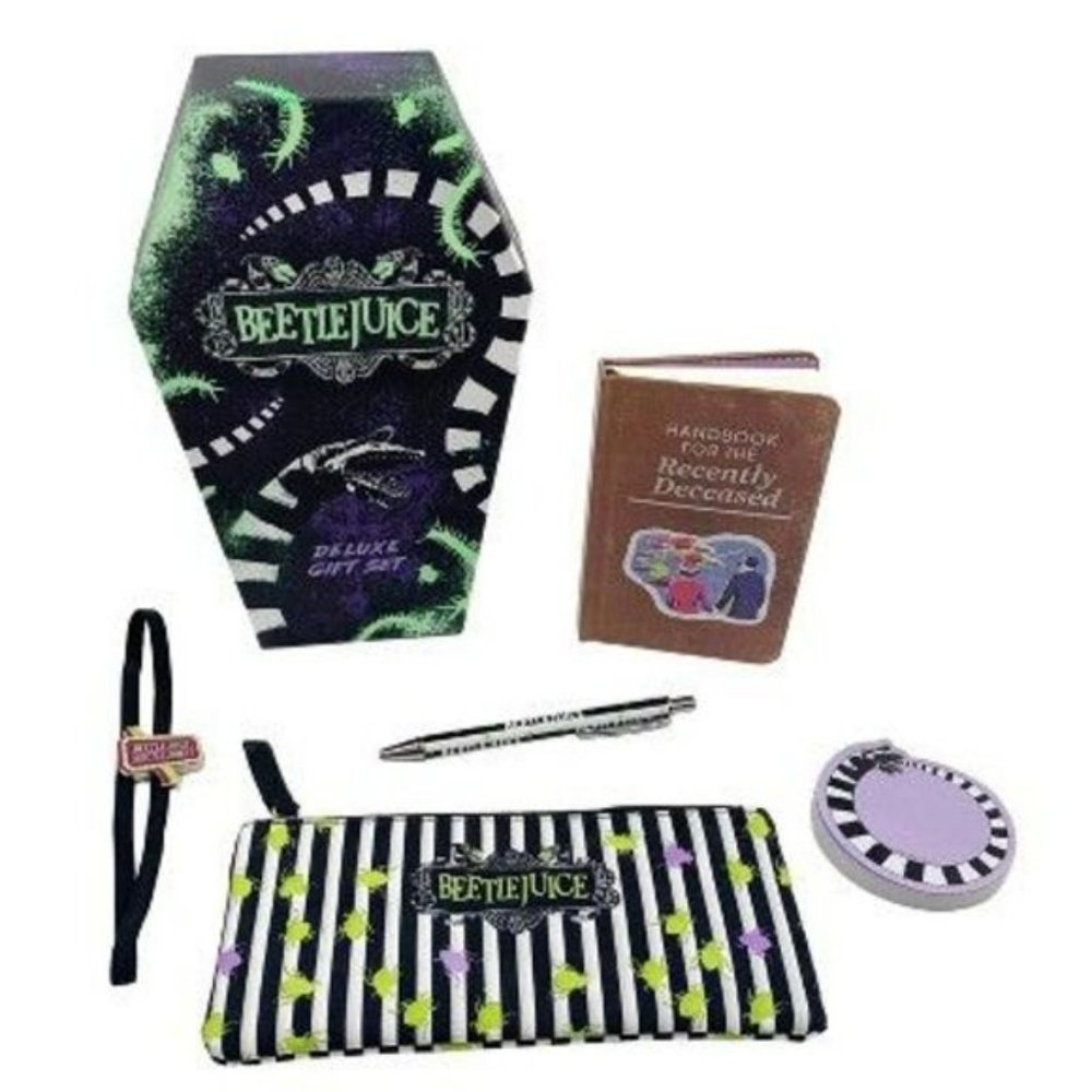 Simon & Schuster - Beetlejuice Deluxe Gift Set - by Insights (Hardcov Black